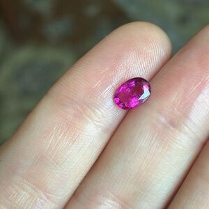 1 Carat Natural Rubellite Tourmaline - ruby red! 🌹